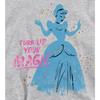 Cinderella Childrens/Kids Turn Up Your Magic Heather Hoodie