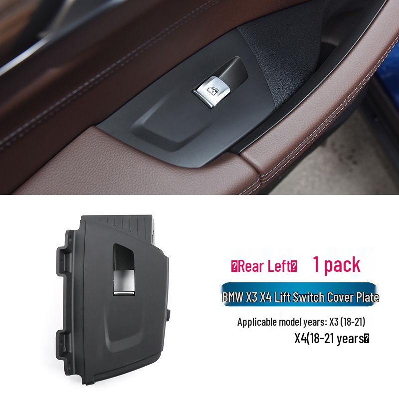 Fits BMW X3 X4 (2018-2023) Door Window Lifter Trim Panel, G01/G08 Inner Door Switch Cover Plate