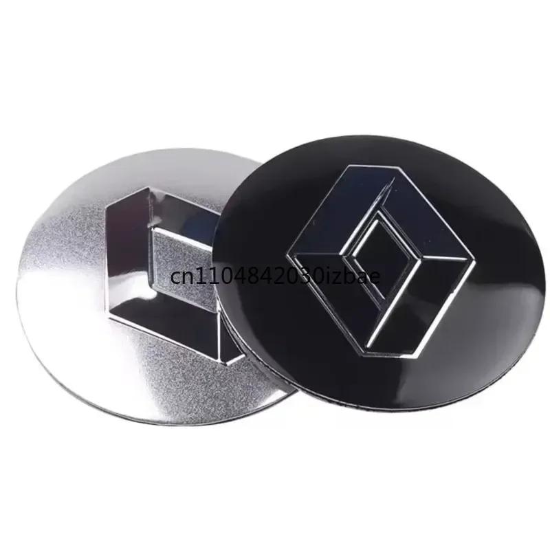 For Renault Megane 2 3 4 Twingo Clio Talisman Captur Kwid 4PCS 56mm Car Badge Wheel Center Cover Stickers Hub Caps Decal Z888