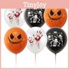Unique Halloween Balloon Decorations Latex Balloons In Orange White And Black