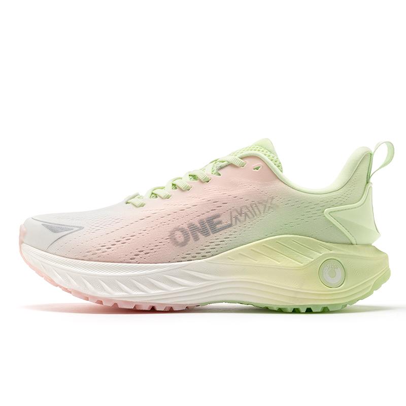 onemix Energetyczne buty do biegania dla mężczyzn Antypoślizgowe trampki Oddychająca siateczka Odkryty miękkie buty sportowe Buty sportowe Amortyzacja tenisówek do chodzenia