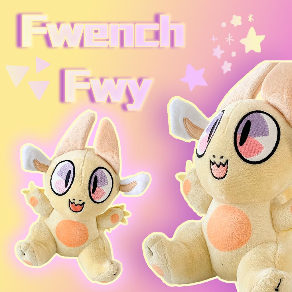 TreasuringU 5-10pcs Fwench Fwy Plush Toys Kawaii Soft Stuffed Dolls Plushie Birthday Christmas Birthday Gift