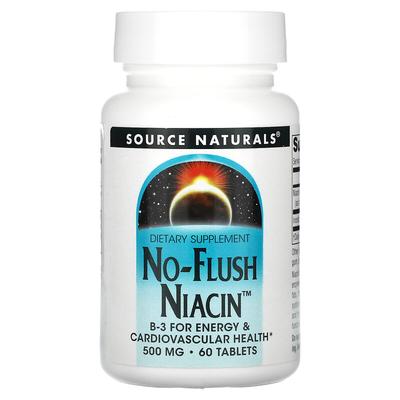 No-Flush Niacin, 500 Mg, 60 Tablets