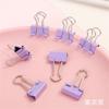 30pcs Pink Paper Clip 25mm Foldback Metal Binder Clips Green Grip Clamps Office School Stationery Clip Paper Document Clips