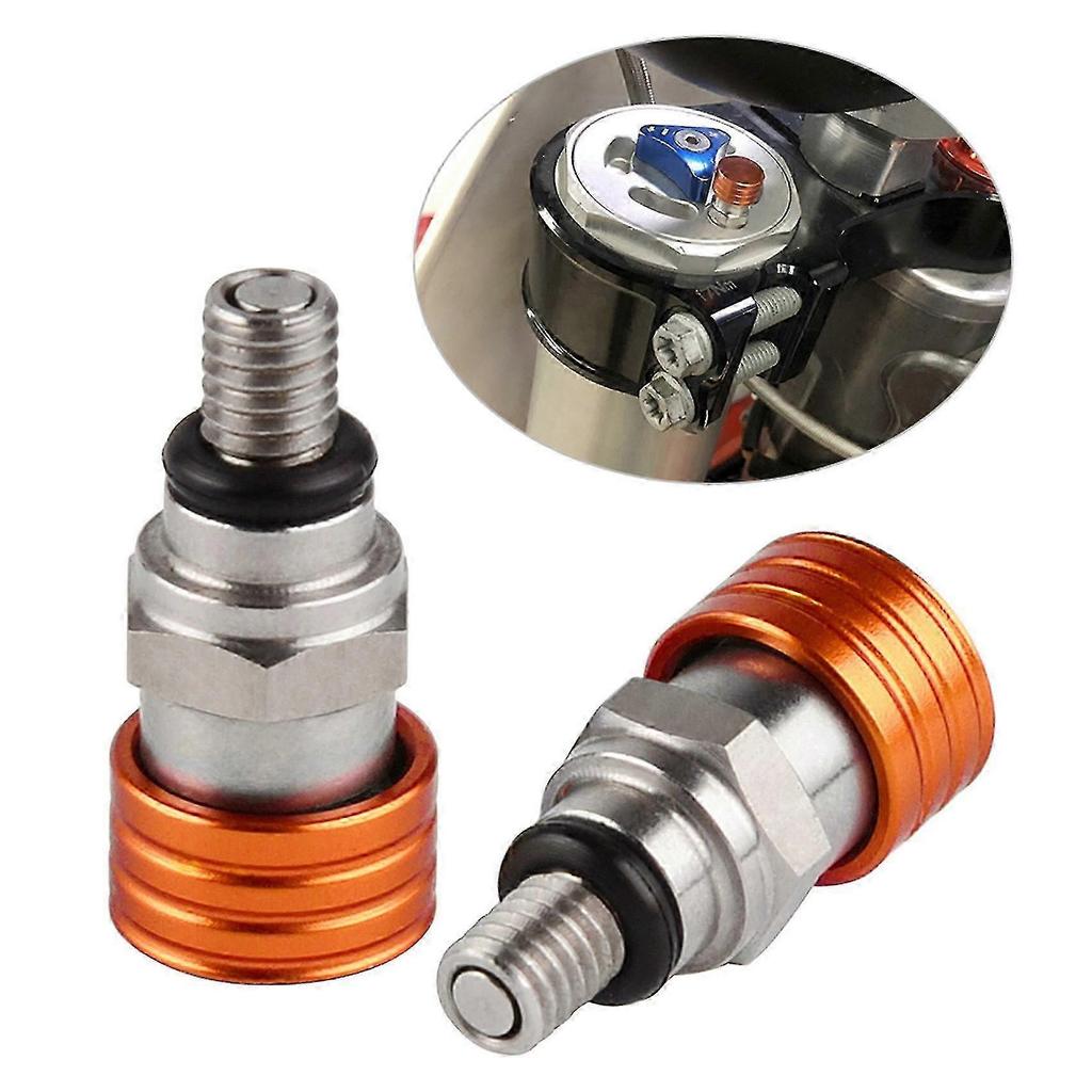 Motocross M4X7mm Fork Air Bleeder Valves for 85 125 144 200 250 300 350 450 EXC XC XCW Screw Bleede Hwy