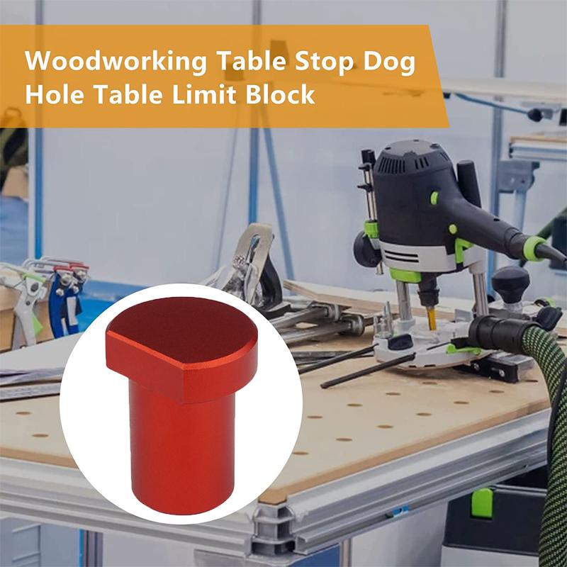 19/20MM Workbench Tenon Limiter Quick-Release Woodworking Table Auxiliary Tool Limit Block Table Stop Table Top Tenon
