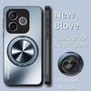 For Magsafe Magnetic Case For Honor 600 Lite Matte Shockproof 360° Rotating Ring Holder Cover For Honor 600Lite Hard Back Cases