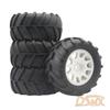 4PCS 85mm 12mm Hex Monster Truck Wheel Rubber Tires for SCY 16101 Pro 16102 Pro WLTOYS 144001 144010 1/16 Off-Road RC CarParts