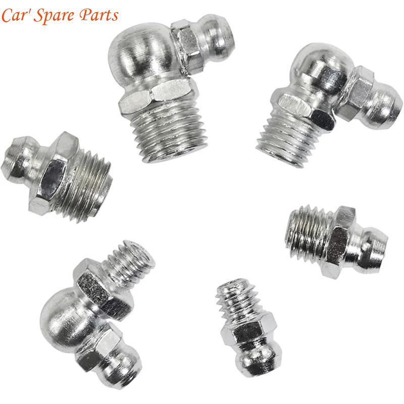 Y4UA 115-teilige Schmiernippel für Fettpressen zum Ersetzen fehlender oder beschädigter Fittings Metrische Hydraulik-Schmiernippel