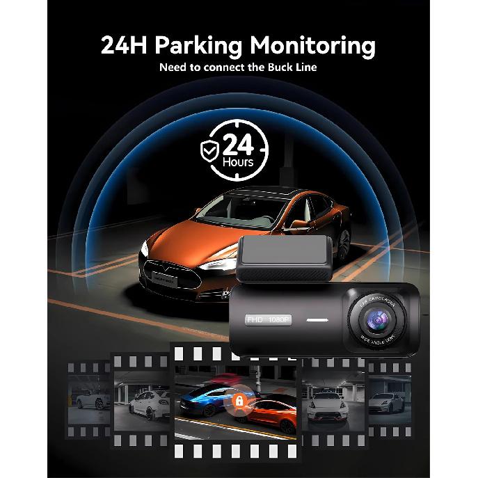 3 Channel Dash Cam for Car 1080P Video Recorder WIFI APP Dashcam Car DVR Front and Rear View Camera Night Vision car accessory