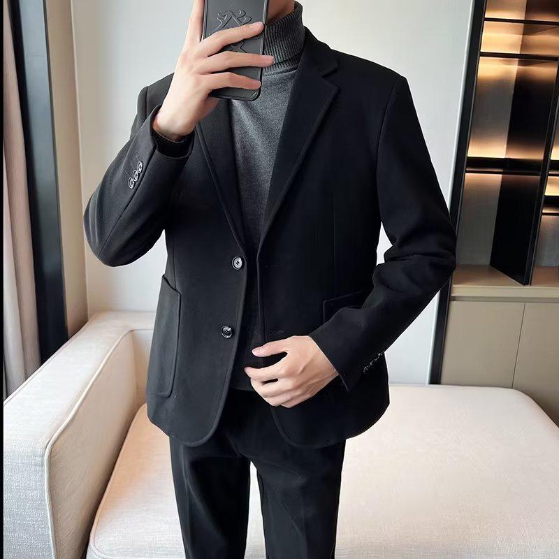 2023 Lässige Wollanzugjacke für Herren – Leichter, reifer Stil für Herbst & Winter