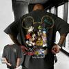 Mickey Mouse a Donald Duck Novoroční Grafický Potisk Trička Dámské Pánské Harajuku Streetwear Styl Letní Tričko Bavlna Oversized Top