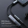Type C To 3.5mm Plug & Adapter Fast Charging Sound Dongle Double Function Headphone Adapter Cable for Phone 15/16