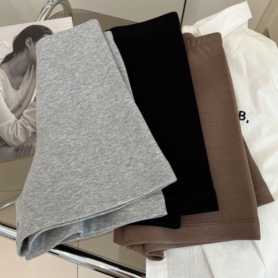 Women Casual Shorts Elastic High Waist Yoga Shorts Hip-Cover Design Versatile Sport Athletic Bottoms