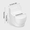 Toilet Water Bowl For Cat,Toilet Shaped Pet Water Dispenser For Cat Dog, Small Funny Bowl For Dogs And Cats Hilarious Gravity