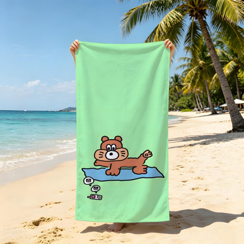 Cartoon s-scootystudio Towel Beach Blanket Towel For Travel Gym Shower Luxury Lightweight Camping Pool hot