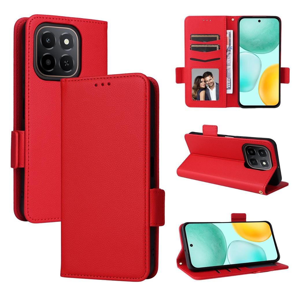 Flip Cover für Honor X6C 4G PU-Leder Ganzkörperschutz [RFID-Blockierung] Handyhüllen Wallet Cover