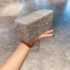 Diamond-Inlaid Luxury Rectangular Cosmetic Storage & Lipstick Organizer