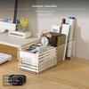 2Pack Acrylic Desktop Organizer, Transparent Document Rack, Book Stand, Storage Box, Office Desk