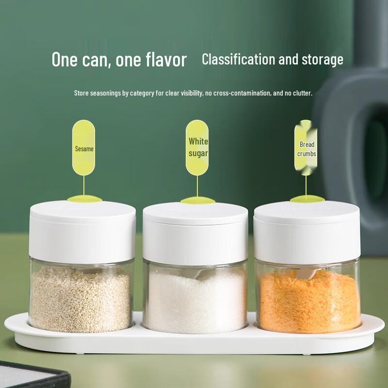 

Polka Dot Glass Spice Jar Set