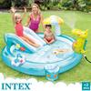 INTEX Gator Play Circular 201 X 170 X 84 Cm Official 57165 Center, Pool, Multicolor, [Japan Product]