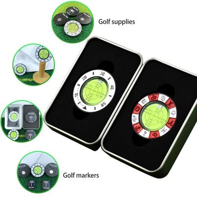 Detachable Level Reading Ball Marker Level Reading Golf Ball Marker Golf Hat Clip Marker  Girl