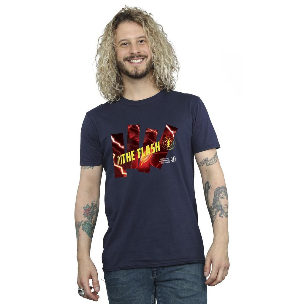 DC Comics Mens The Flash Pillars T-Shirt