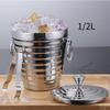 Metal Ice Bucket, Beer Bucket ,Cooling Container , 1L