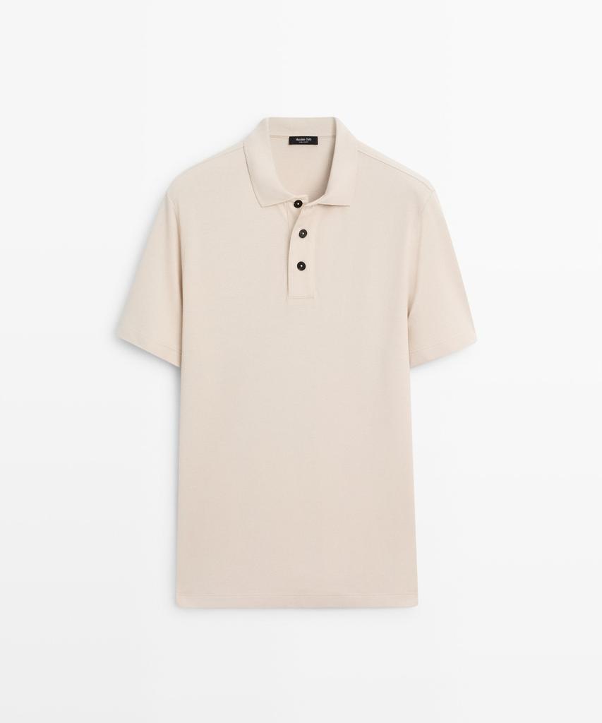 Masimodutti 100% Cotton Pique Polo Shirt