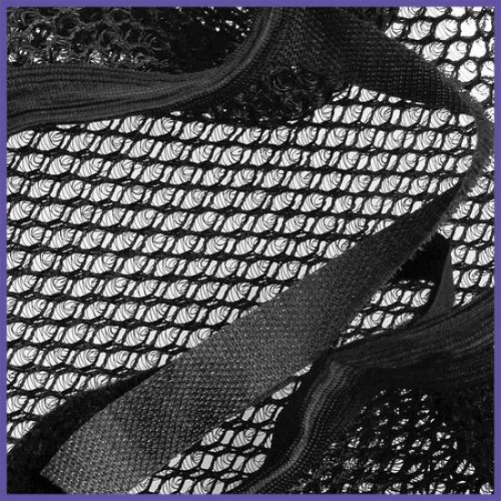 XL Black Motor Scooter Net Cover Breathable Cushion