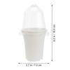 2Pcs Plastic Planting Pots Sturdy Succulent with Drainage and Air Inlet Flower Pots for Garden Home Yard Use