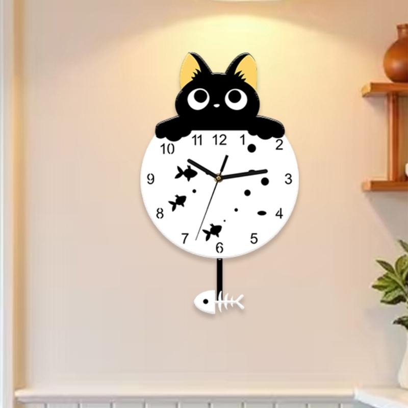 שעון קיר שקט ללא טיק-טק מופעל על ידי סוללה שעונים קלים לקריאה לבית/מטבחים/כיתה/בית ספר