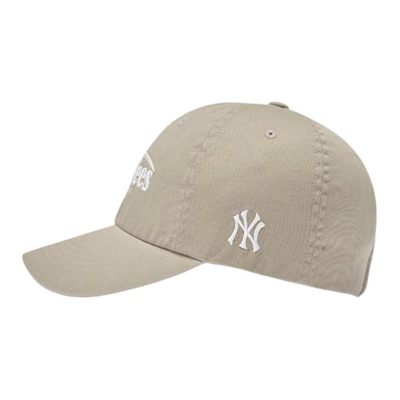 MLB 100% Cotton Baseball Caps Unisex Beige Fashion 3ACPV315N-50BGS