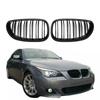 Parrilla Delantera Deportiva Negra Brillante ABS Para 04-2009 BMW E60 E61 M5 520i 530i