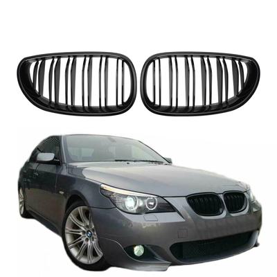 Lesklá čierna predná športová mriežka chladiča ABS Pre 04-2009 BMW E60 E61 M5 520i 530i