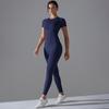 New Solid Color Double-sided Brushed Tight Fitting High Elasticity Breathable Yoga Suit Set For Running, Fitness, Sports, Yoga Suit For Women