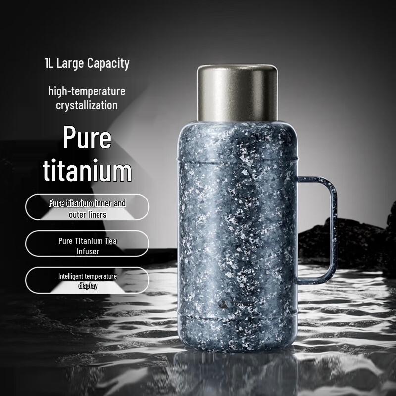 TOMIC Pure Titanium Portable Insulated Tea Kettle