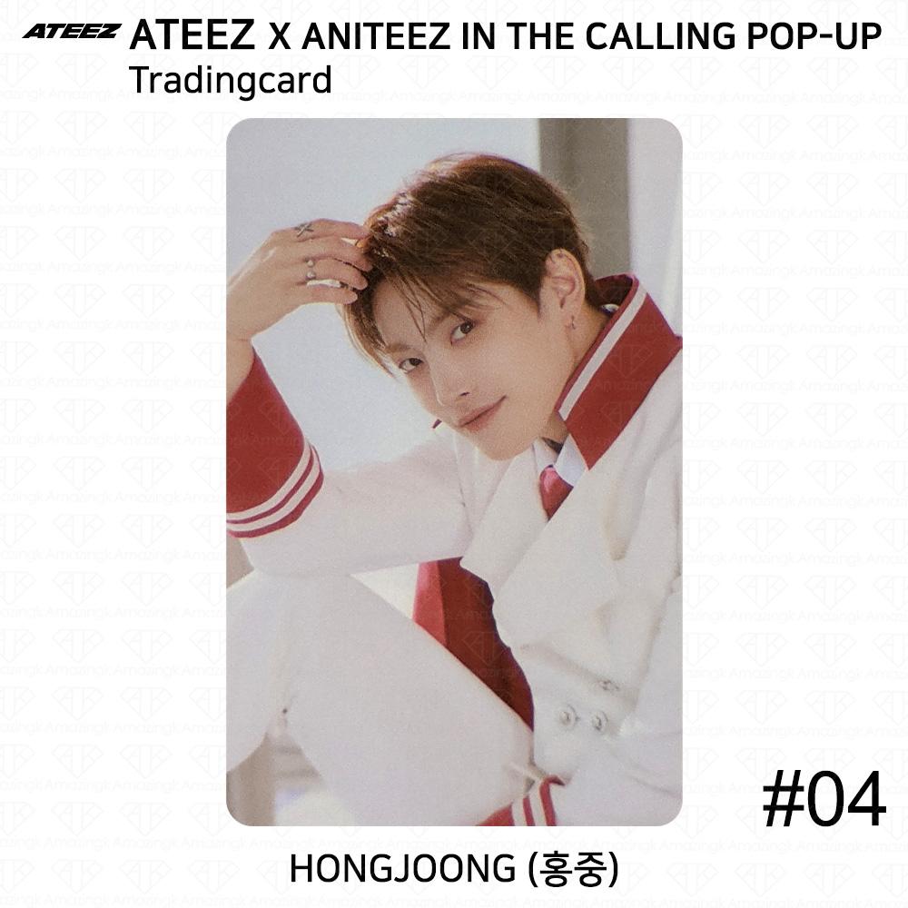 ATEEZ X ANITEEZ IN THE CALLING POP-UP Unitate Carte de Colecție MD KPOP K-POP Seonghwa