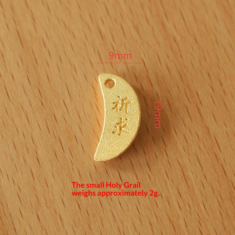 Chinese Lucky Gold Plated Fortune Pendant Charms With Auspicious Blessing For Spring Festival Gifts Wallet Decor Souvenirs