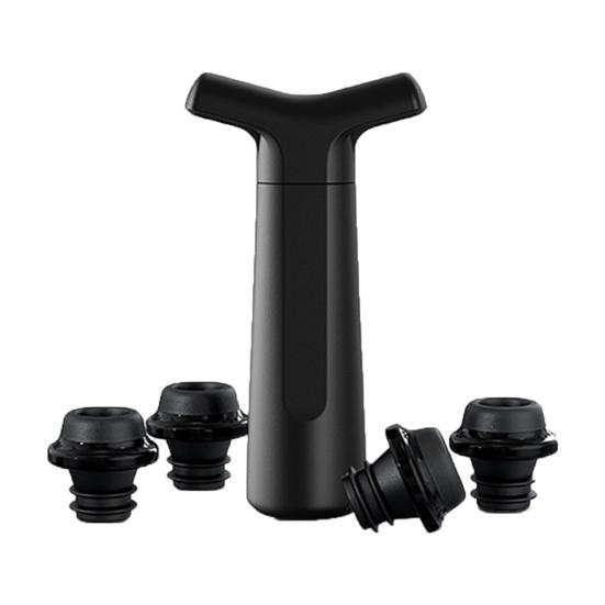 Vacuum Wine Saver Pump with 4 Stoppers Reusable Bottle Sealer Wine Preserver System