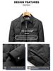 Men's 90% Down Winter Lapel Jacket - Warm, Windproof & Lightweight