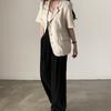 Shop   Women S looSe Fit Linen Short Sleeve Jacket Workwear Won Wjp Wfi9bou