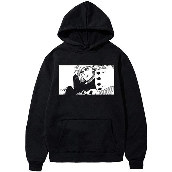 

Аниме флисовая толстовка с капюшоном 3XL чёрный