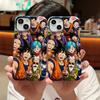 Seven Dragon Ball double-layer phone case, suitable as a protective cover for iPhone 7/8/11/12/13/14/15/16/17 Pro Max Plus