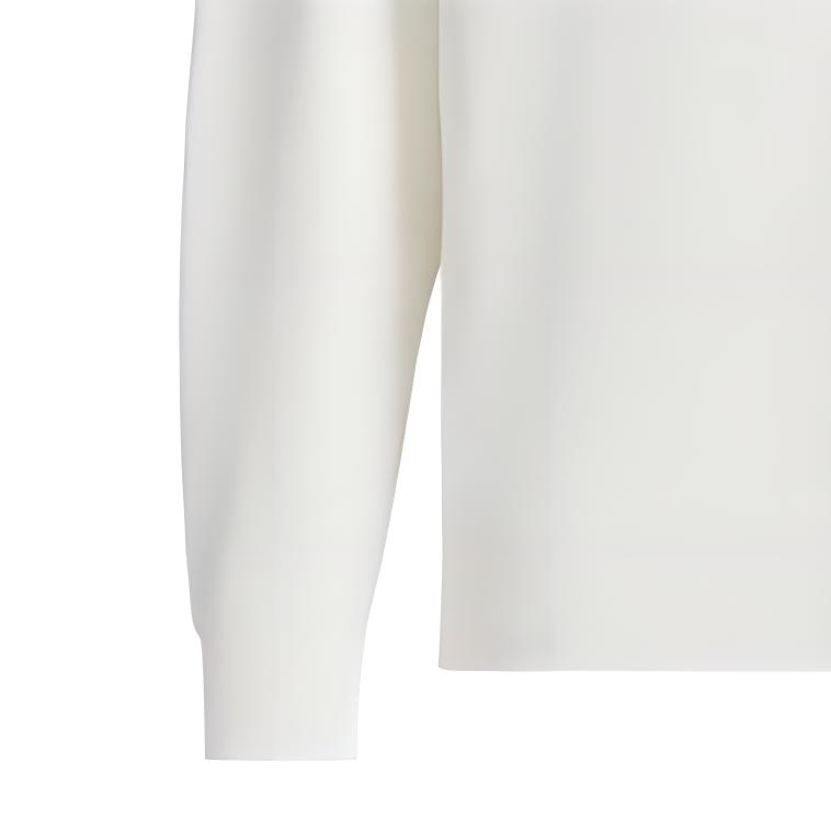 Adidas Wz Rou Sweater Solid Color Sports Casual Pullover Long Sleeve Hoodie Men sweater White JL9350