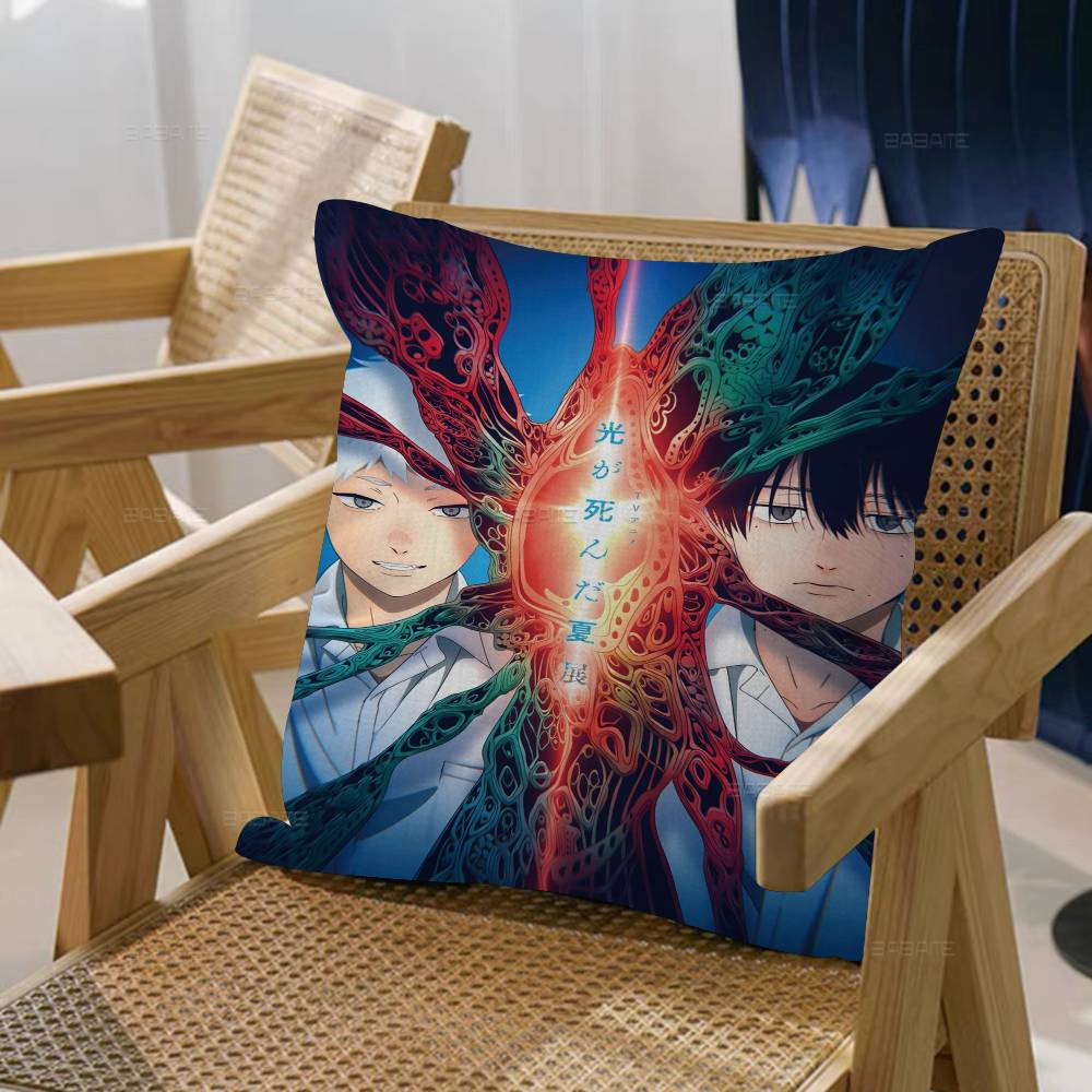 Anime L'estate in cui Hikaru è morto Cuscino personalizzato Copripolvere Camera da letto Decorazione per festa per bambini Federa Regalo di compleanno per bambini
