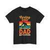 Dad's Day Retro Curling Dad Like A Regular But Cooler T Shirt
