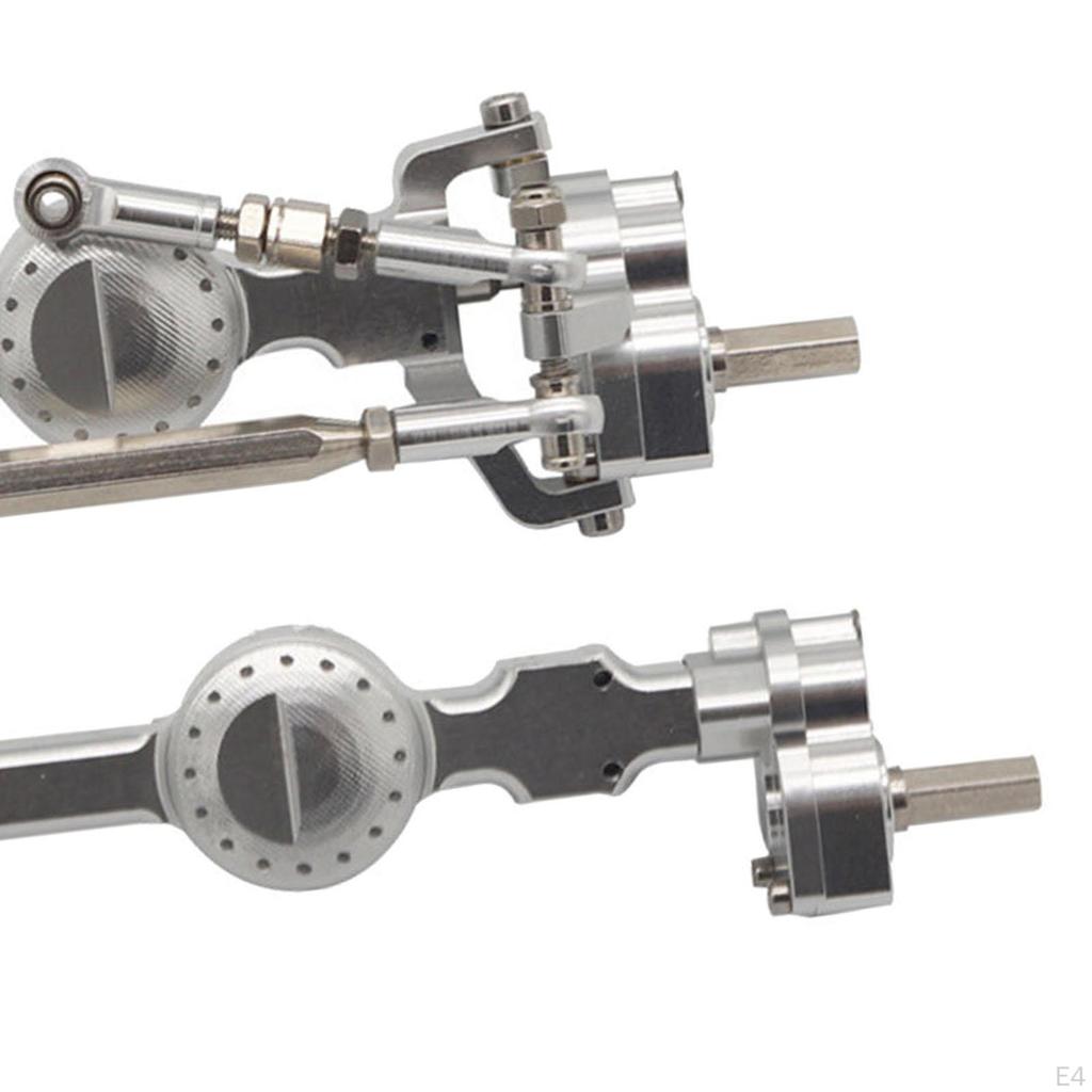 Aluminum Front And Rear Axle Set for 1:12 Scale RC Vehicles