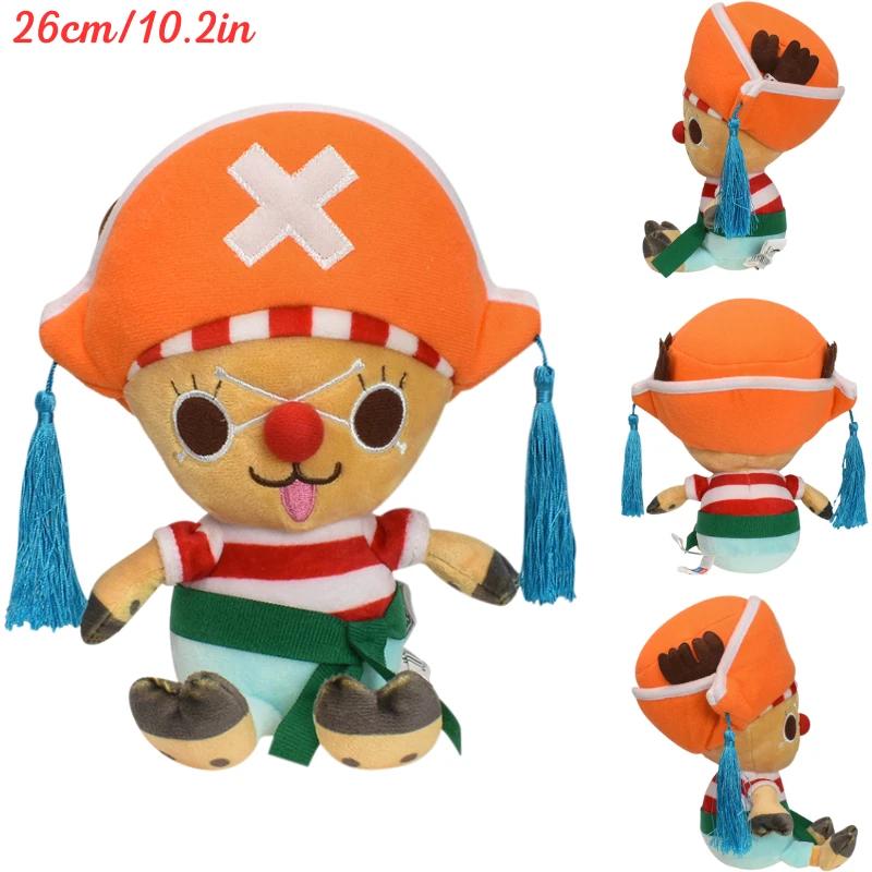 Kawaii One Piece Monkey D Luffy Tony Tony Chopper Soft Plush Toys Roronoa Zoro Karoo Sabo Gum-Gum Fruit Cute Peluche Dolls Gifts