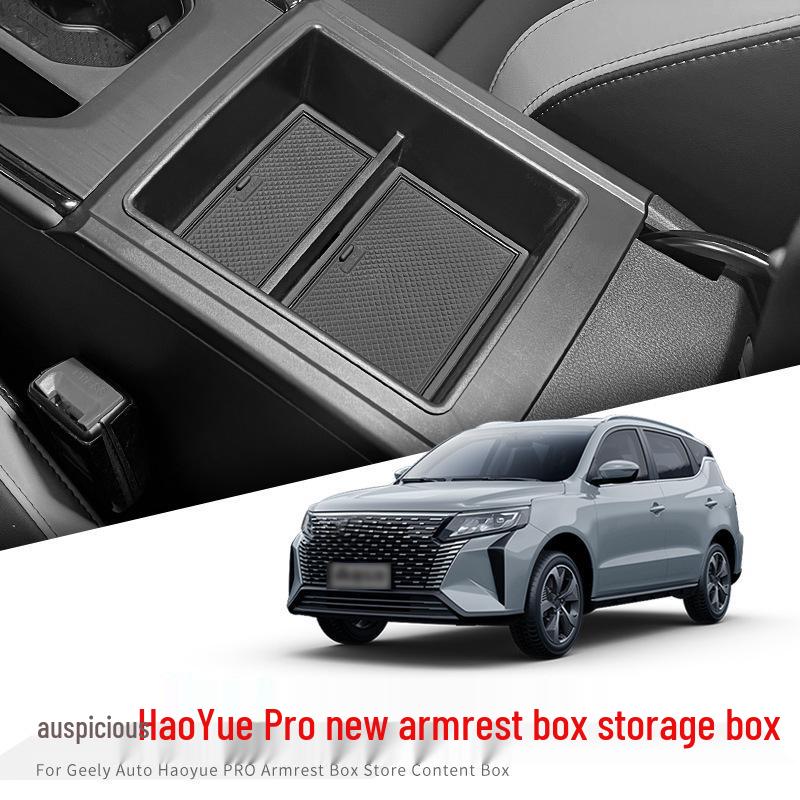 Compatible with 24 Haoyue PRO Models: Armrest Box, Center Console, Car Interior Storage.